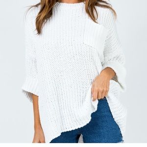 White Princess Polly Sweater